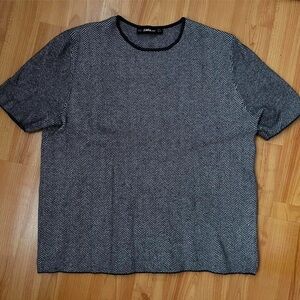 Zara Knit Short Sleeve Top